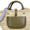Petit Panier Grip Craie Studio – sac panier en cuir | Lucie in the R