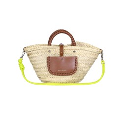 Petit Panier Grip Craie Studio – sac panier en cuir | Lucie in the R