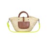 Petit Panier Grip Craie Studio – sac panier en cuir | Lucie in the R