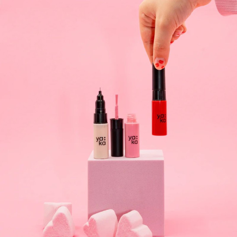 Kit Vernis 2-en-1 Noël – Yaka Paris, Manucure Facile et Brillante