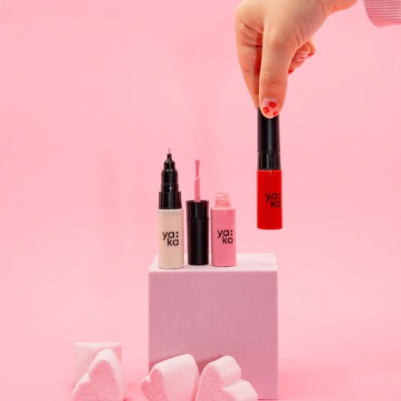 Kit Vernis 2-en-1 Noël – Yaka Paris, Manucure Facile et Brillante