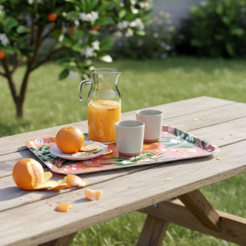 Plateau Cacao décoratif & utilitaire – Coco&Co | Plateau bois stratifié