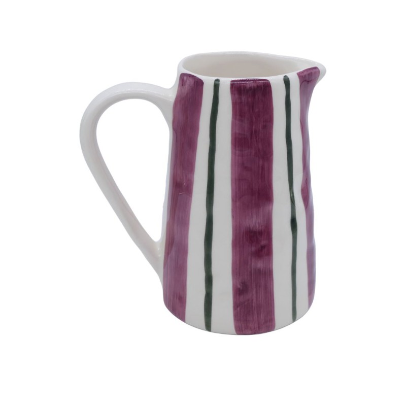 Pichet en céramique prune Linear Duro Design | Lucie in the R