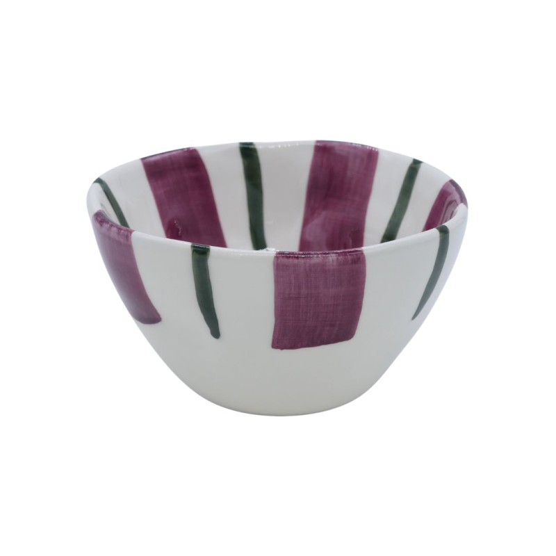 Bol petit-déjeuner Linear prune– Duro Ceramics | Lucie in the R