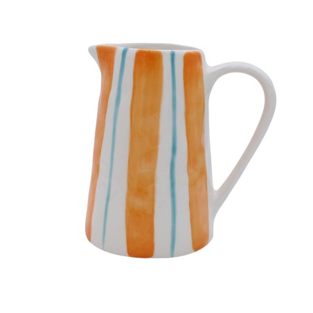 Pichet en céramique ocre Linear Duro Design | Lucie in the R