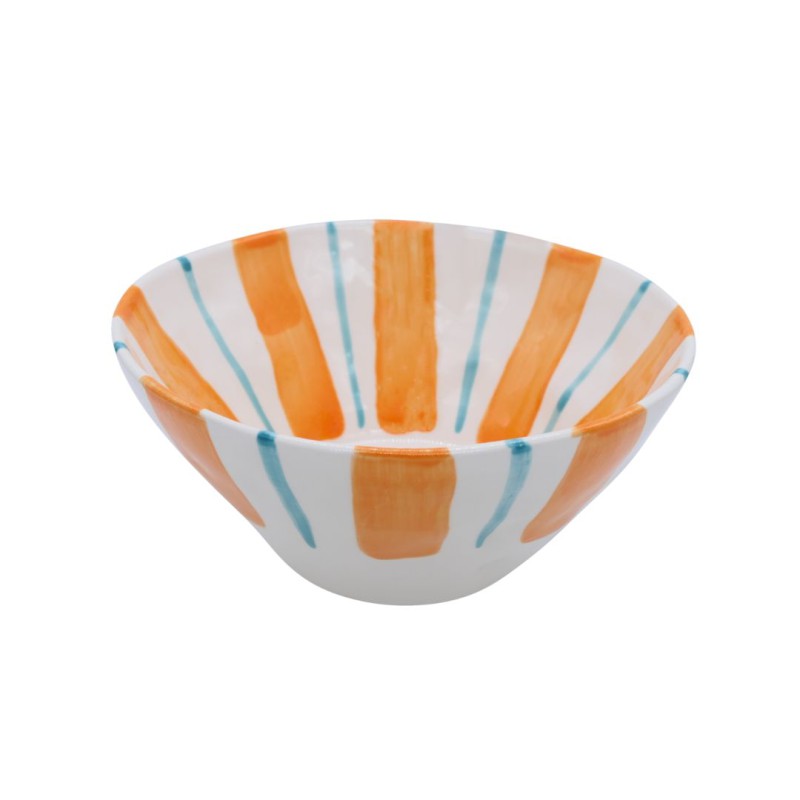 Bol Linear ocre grand modèle – Duro Ceramics | Lucie in the R