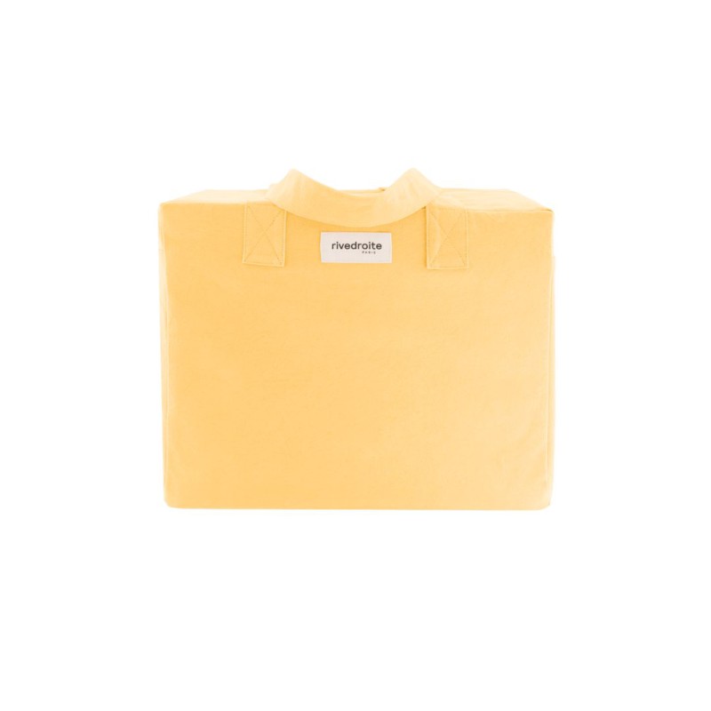 Sac 24 heures Célestins Indigo Blue – Rive Droite | Sac week-end en coton recyclé durable - Sunny Jelly Yellow