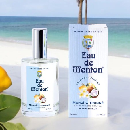 Eau de Menton Monoï Citronné – parfum solaire agrumes | Lucie in the R
