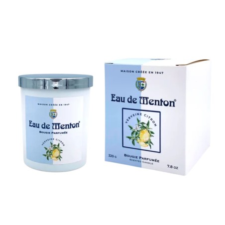 Bougie artisanale Verveine Citron 220 g – Prestige de Menton | Lucie in the R