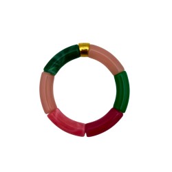 Bracelet Pipoca – Bijou résine ou acrylique & acier doré à l'or fin – Parabaya | Lucie in the R