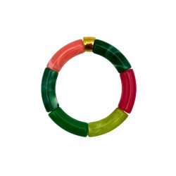 Bracelet Pipoca – Bijou résine ou acrylique & acier doré à l'or fin – Parabaya | Lucie in the R