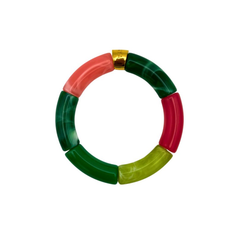 Bracelet Pipoca – Bijou résine ou acrylique & acier doré à l'or fin – Parabaya | Lucie in the R
