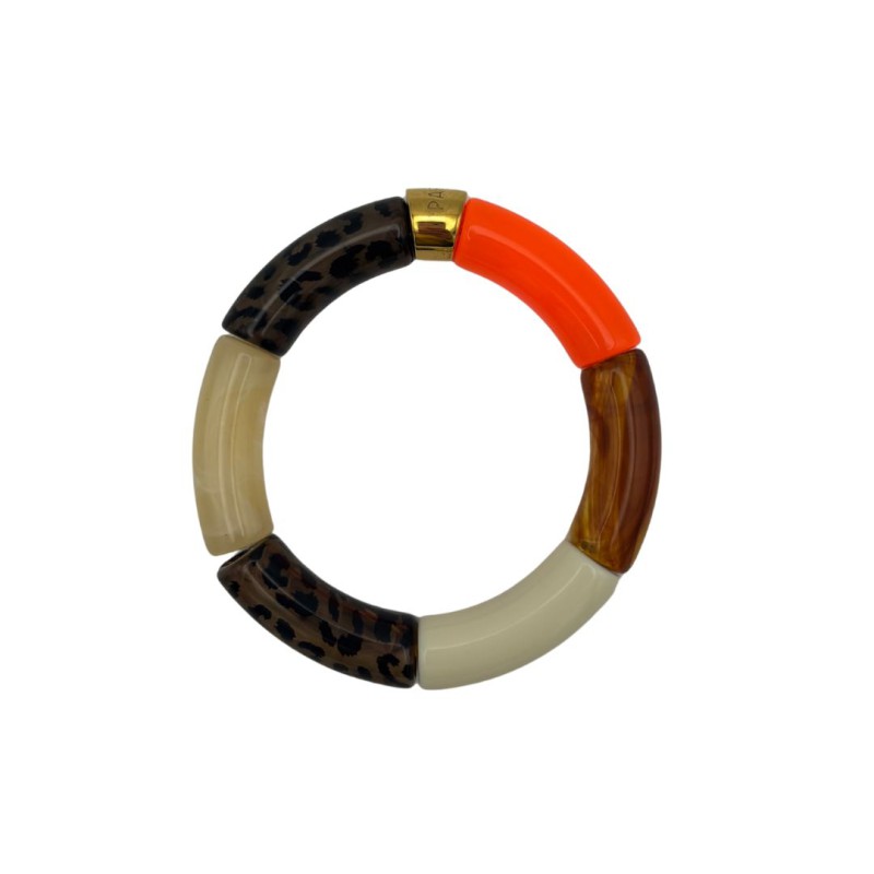 Bracelet Pipoca – Bijou résine ou acrylique & acier doré à l'or fin – Parabaya | Lucie in the R