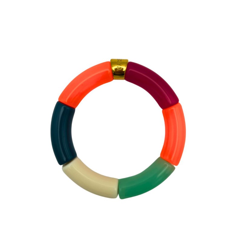 Bracelet Pipoca – Bijou résine ou acrylique & acier doré à l'or fin – Parabaya | Lucie in the R