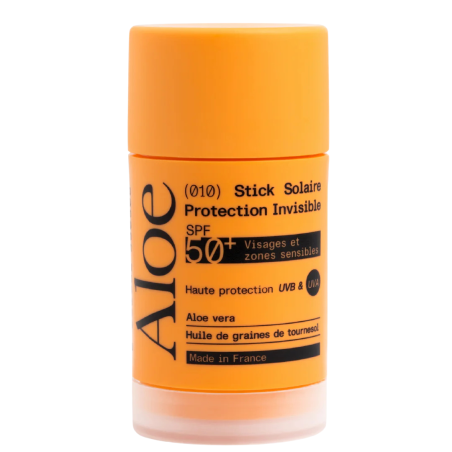 Stick solaire SPF50 – Protection solaire visage nomade | Aloe Paris