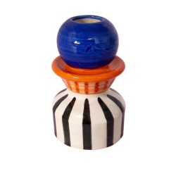 Bougeoir émaillé en céramique KULT – Bougeoir déco coloré | Lucie in the R