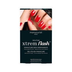 Kit Green Flash Manucurist Hortencia & Poppy Red — Semi-permanent LED | Lucie in the R