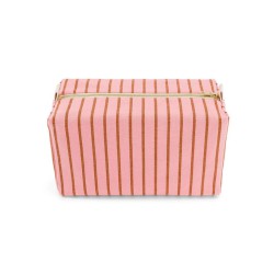 Trousse de toilette Vic Rose in April – 26 × 13 × 12 cm, coton enduit | Lucie in the R