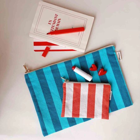 Porte‑monnaie Marie Rose in April – Coton OEKO‑TEX, compact et résistant | Lucie in the R