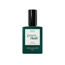 Vernis semi-permanent Playback Nebula Green Flash Manucurist | Lucie in the R