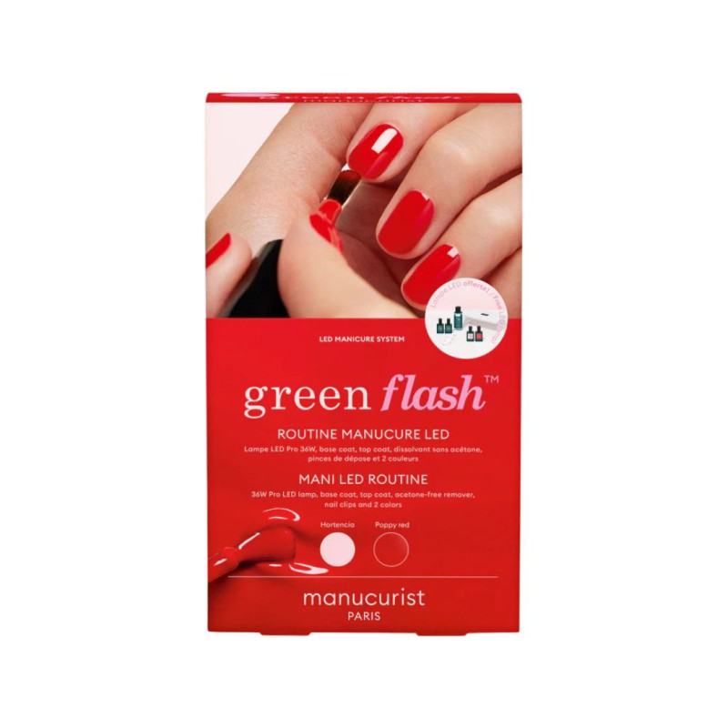 Kit Découverte Green Flash – Manucurist | Gel semi-permanent complet à domicile