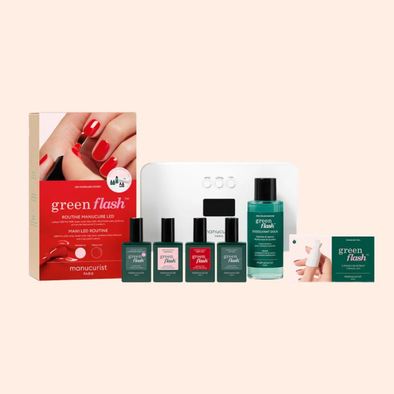 Kit Découverte Green Flash – Manucurist | Gel semi-permanent complet à domicile
