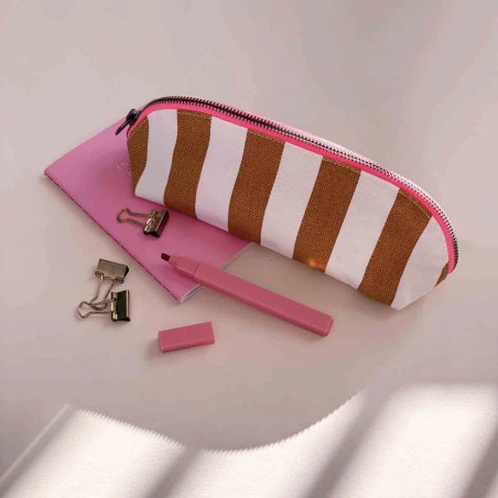 Trousse Gaston, trousse à crayons – Rose in April, coton OEKO-TEX, style & durabilité