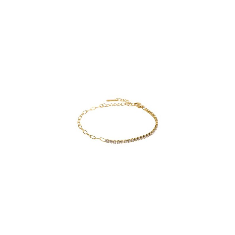 Bracelet Sean maille Tennis By Garance — collier fin moderne ajusté