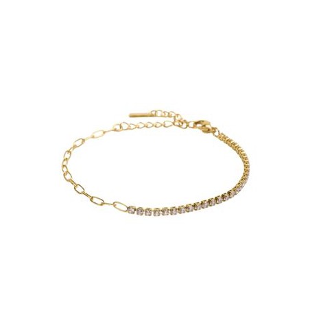 Bracelet Sean maille Tennis By Garance — collier fin moderne ajusté