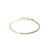 Bracelet Sean maille Tennis By Garance — collier fin moderne ajusté