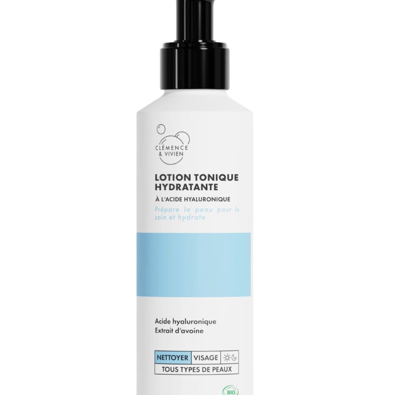 Lotion tonique hydratante Clémence & Vivien — Toner bio visage | Lucie in the R