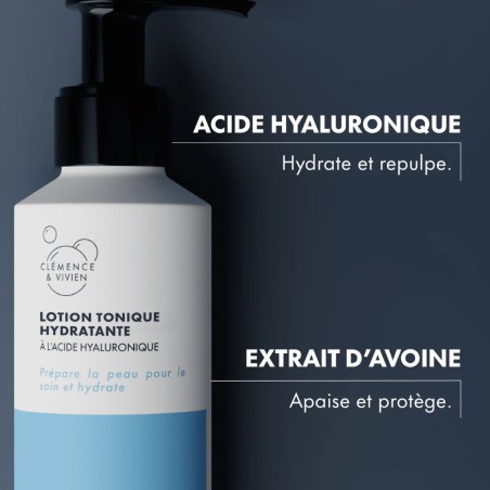 Lotion tonique hydratante Clémence & Vivien — Toner bio visage | Lucie in the R