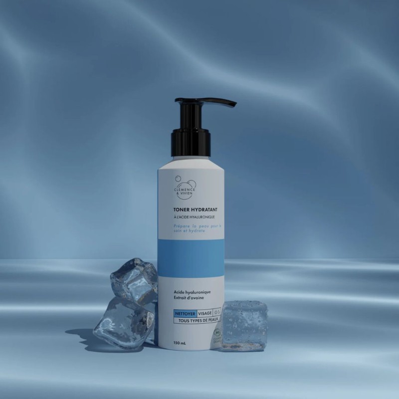 Lotion tonique hydratante Clémence & Vivien — Toner bio visage | Lucie in the R