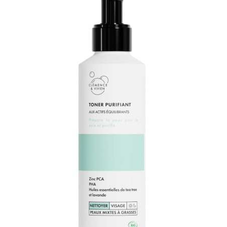 Toner purifiant Clémence & Vivien — Lotion peau mixte à grasse | Lucie in the R