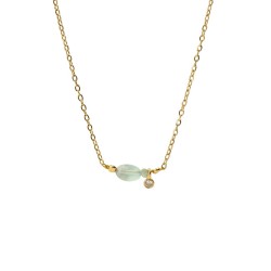 Collier Aime Jaune – Collier fin & raffiné en doré | By Garance