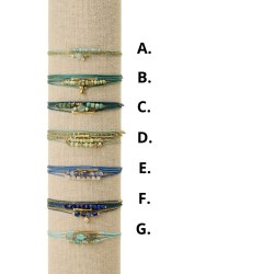 Bracelet multi-tours Boya By Garance — bracelet fin ajustable