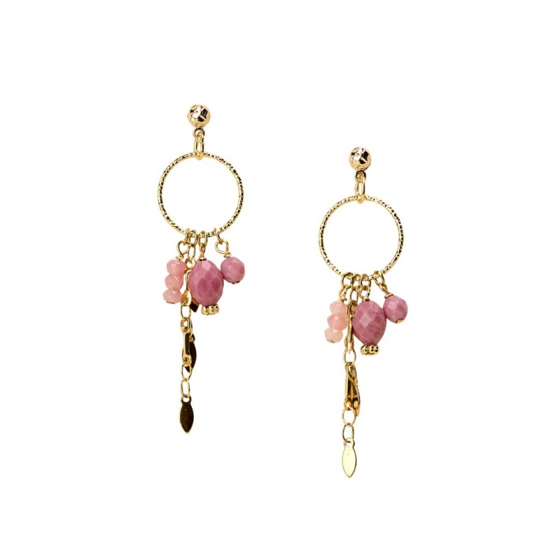 Boucles d’oreilles Baia By Garance — boucles pendantes dorées