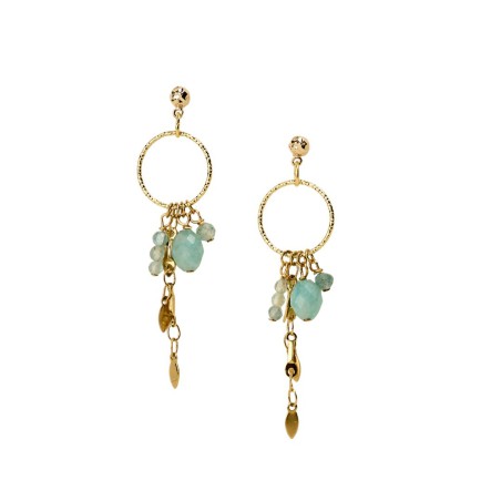 Boucles d’oreilles Baia By Garance — boucles pendantes dorées