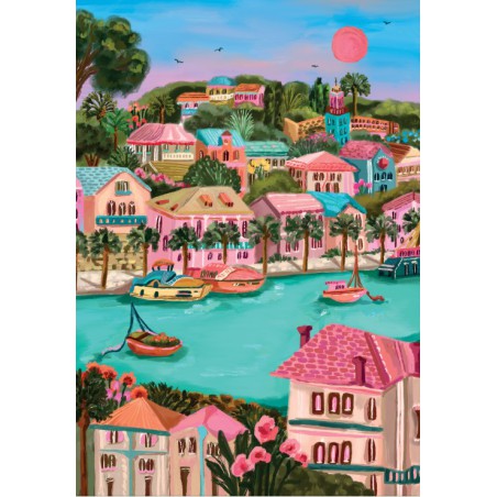 Puzzle Hvar 1000 pièces — Puzzle artistique fabriqué en France | Lucie in the R