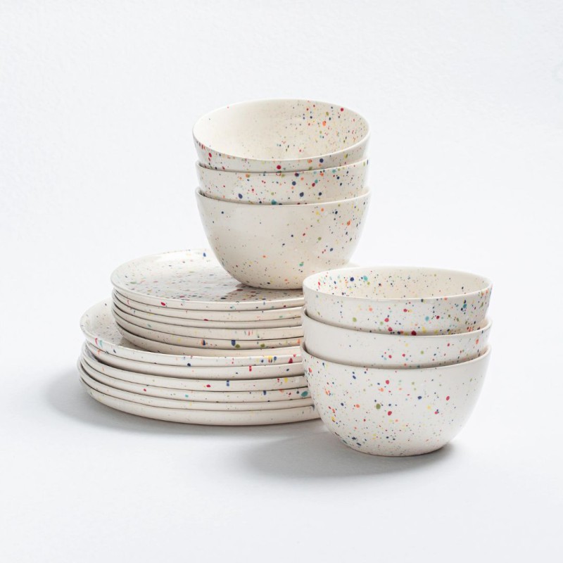 Assiette salade New Party 22 cm — Vaisselle artisanale Egg Back Home | Lucie in the R