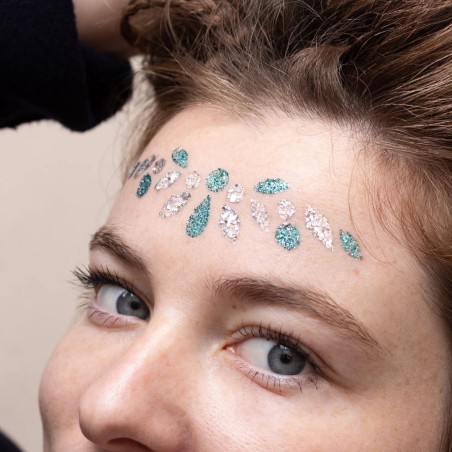 Pochoir Etoiles Si Si La Paillette - Tatouages Pailletés Réutilisables