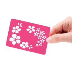 Pochoir Etoiles Si Si La Paillette - Tatouages Pailletés Réutilisables