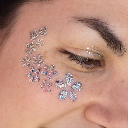 Pochoir Etoiles Si Si La Paillette - Tatouages Pailletés Réutilisables