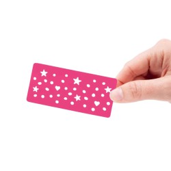 Pochoir Etoiles Si Si La Paillette - Tatouages Pailletés Réutilisables