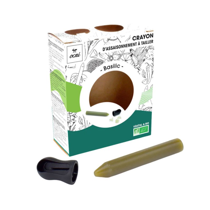 Crayon comestible Basilic OCNI Factory — condiment à tailler | Lucie in the R