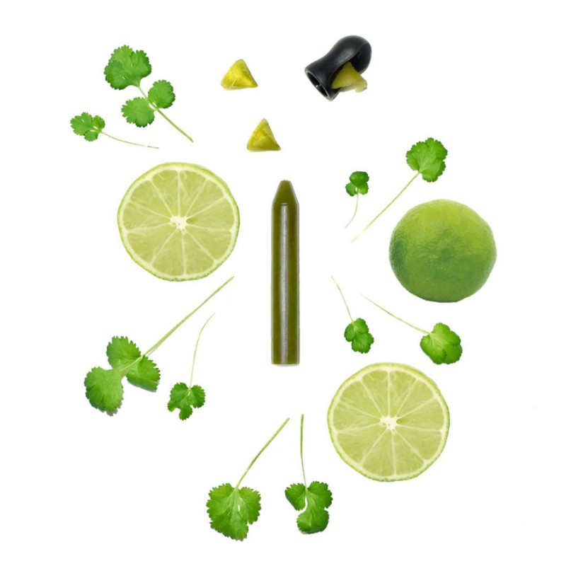 Crayon comestible Coriandre et Citron vert OCNI Factory — condiment à tailler | Lucie in the R