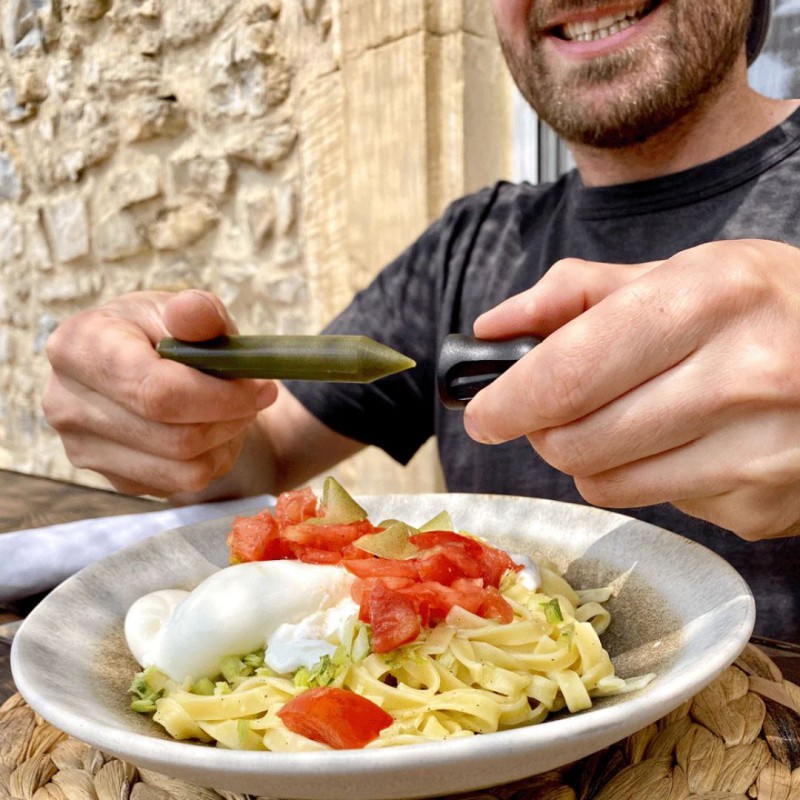 Crayon comestible Coriandre et Citron vert OCNI Factory — condiment à tailler | Lucie in the R