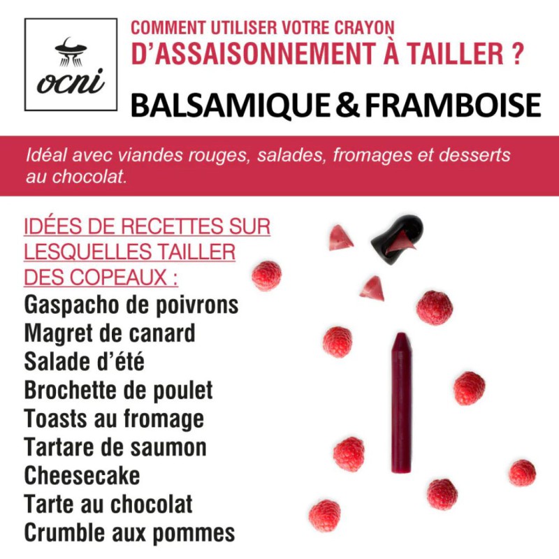 Crayon comestible Basilic OCNI Factory — condiment à tailler | Lucie in the R