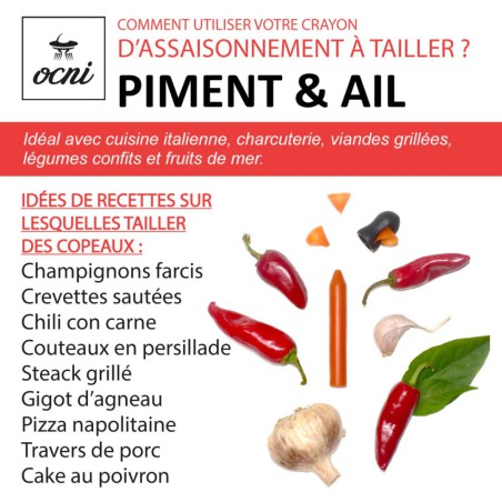 Crayon comestible Basilic OCNI Factory — condiment à tailler | Lucie in the R