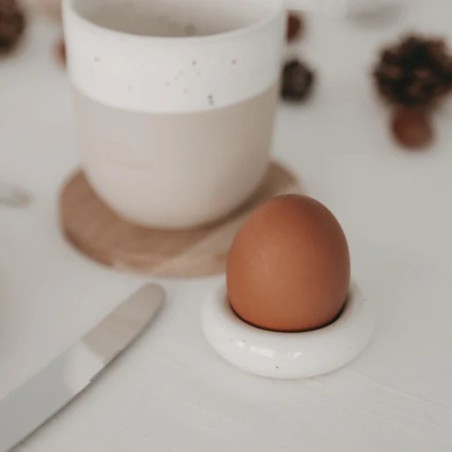 Coquetier Calma Eulenschnitt — coquetier en céramique | Lucie in the R